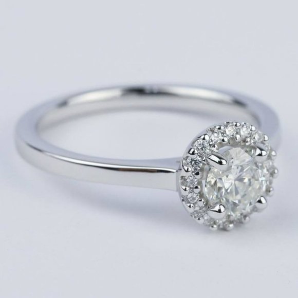 IGI 0.70Ct Round Lab Grown Diamond Engagement Ring - Picture 2 of 4